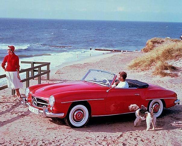 Mercedes-Benz Typ 190 SL der Baureihe W 121 (1955-1963).